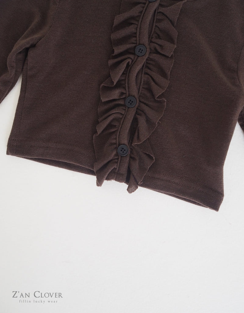 Zan Clover - Korean Children Fashion - #designkidswear - Mild Frill Cardigan - 12