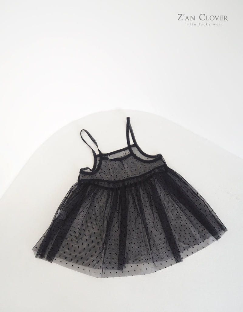 Zan Clover - Korean Children Fashion - #designkidswear - Mesh Dot One-piece - 9