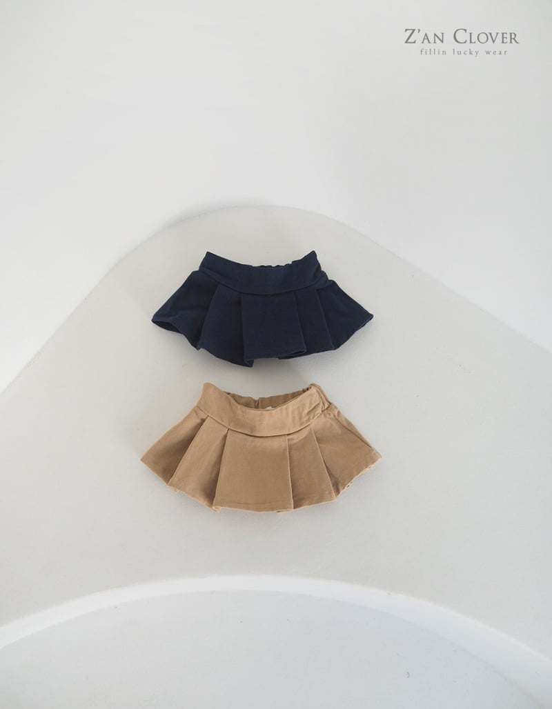 Zan Clover - Korean Children Fashion - #designkidswear - Micro Big Pleats Skirt - 4