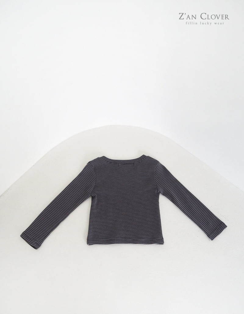 Zan Clover - Korean Children Fashion - #discoveringself - Basic Stripe Tee - 8