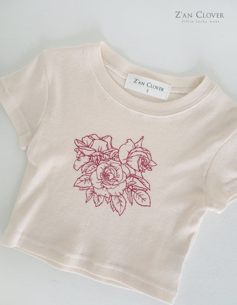 Zan Clover - Korean Children Fashion - #fashionkids - Rose Tee - 6