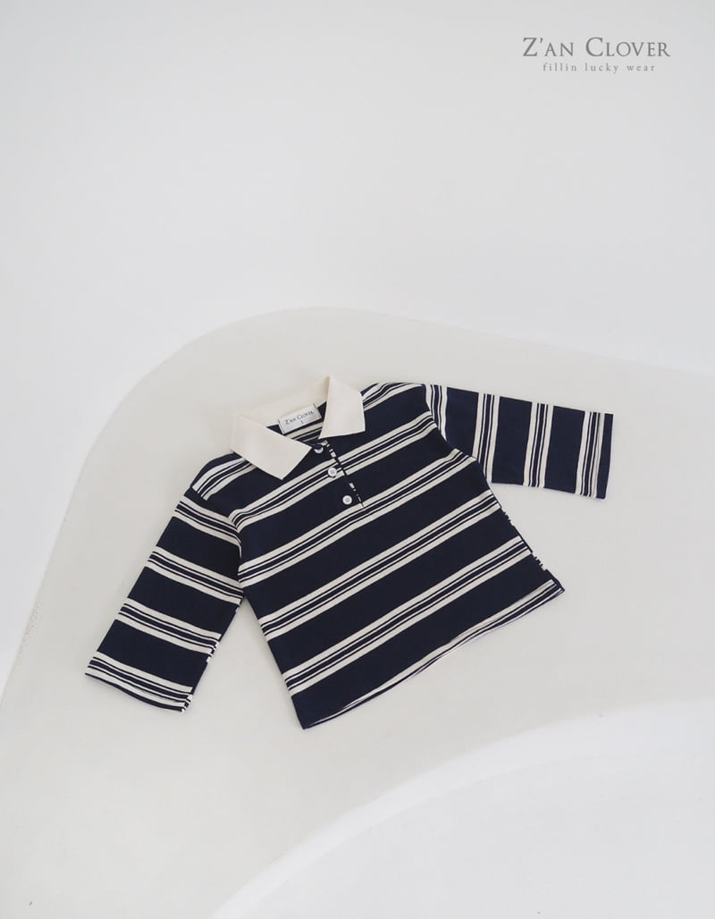 Zan Clover - Korean Children Fashion - #fashionkids - ST Collar Tee - 10