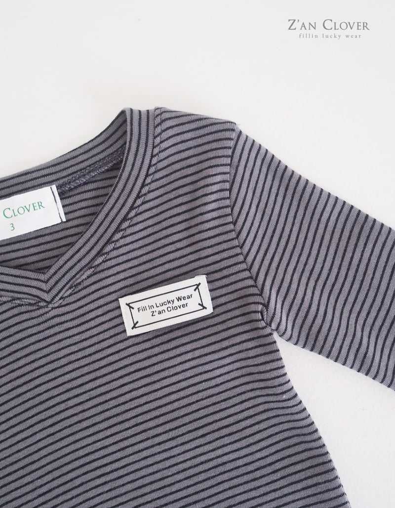 Zan Clover - Korean Children Fashion - #fashionkids - Basic Stripe Tee - 9