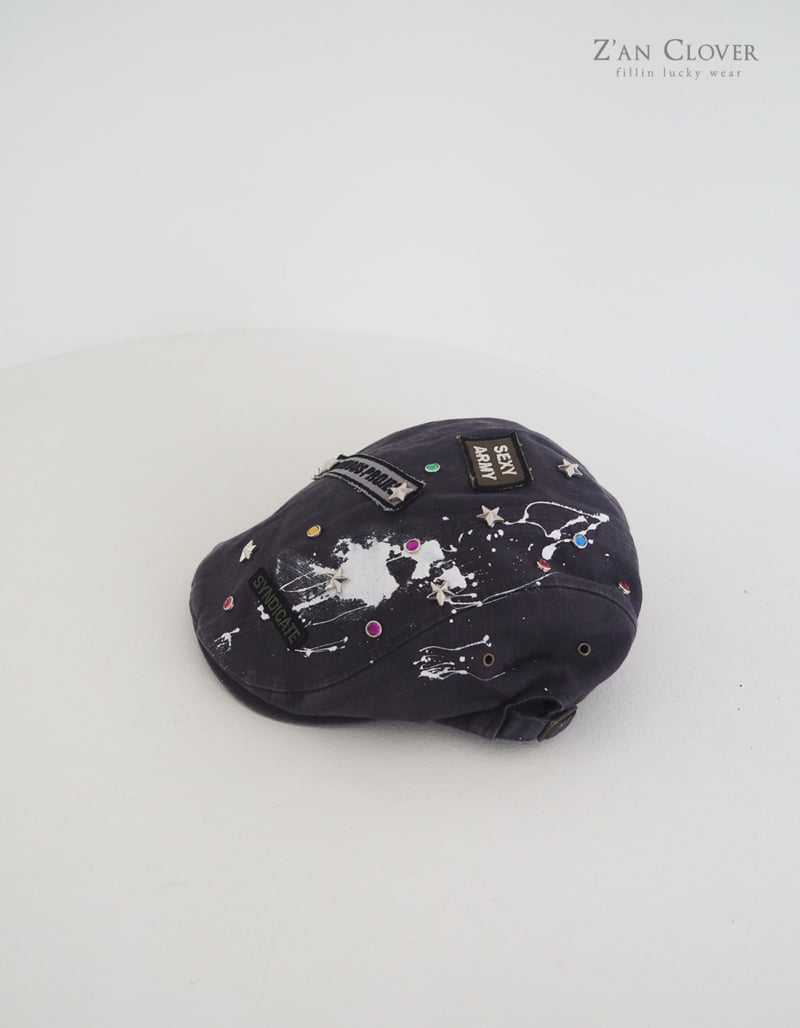 Zan Clover - Korean Children Fashion - #fashionkids - Graffiti Hunting Cap - 10