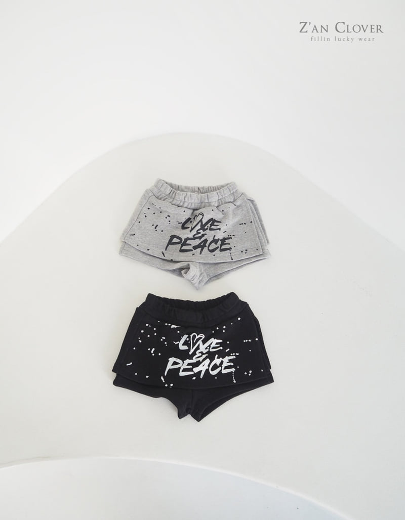 Zan Clover - Korean Children Fashion - #fashionkids - Love Peace Wrap Pants - 4