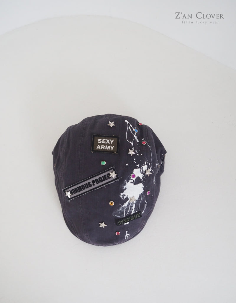 Zan Clover - Korean Children Fashion - #kidsshorts - Graffiti Hunting Cap - 11