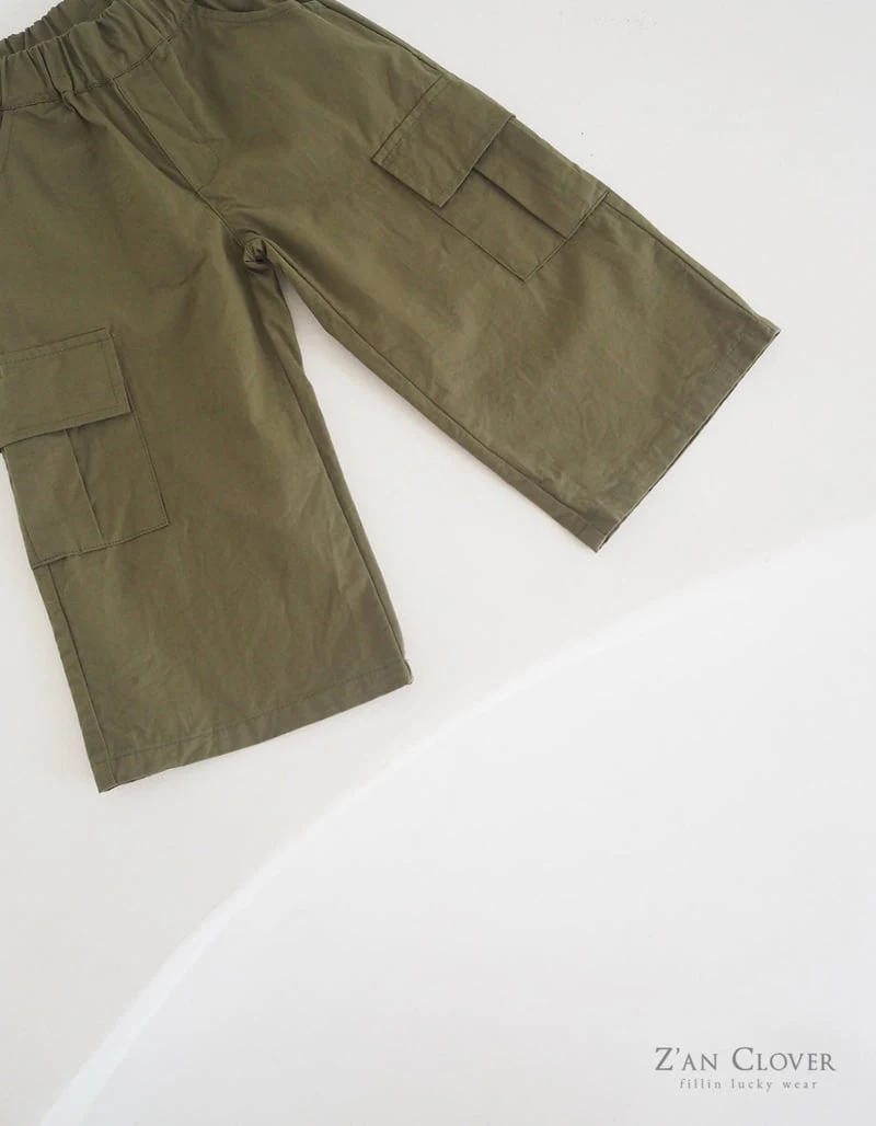 Zan Clover - Korean Children Fashion - #kidsstore - Chino Cargo Pants - 7