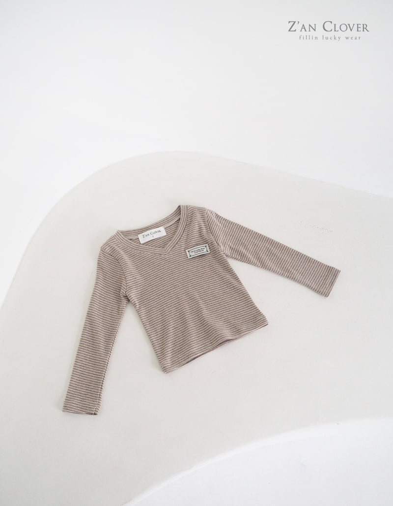 Zan Clover - Korean Children Fashion - #kidsstore - Basic Stripe Tee - 11