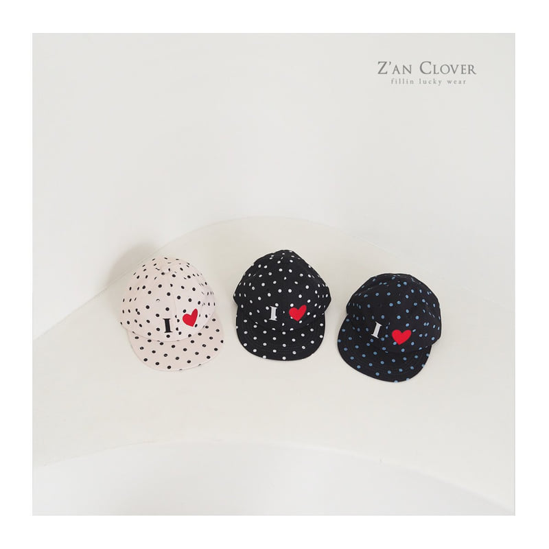 Zan Clover - Korean Children Fashion - #kidsstore - Love Dot Cap