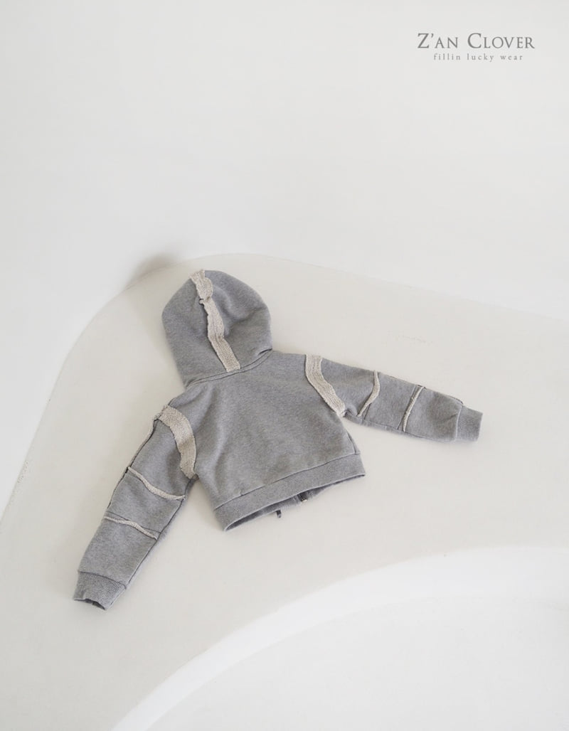 Zan Clover - Korean Children Fashion - #kidzfashiontrend - Cutting Hood Zip-Up - 9