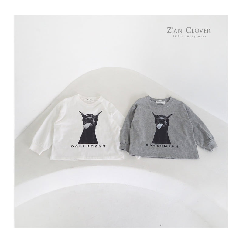 Zan Clover - Korean Children Fashion - #kidzfashiontrend - Doberman Tee