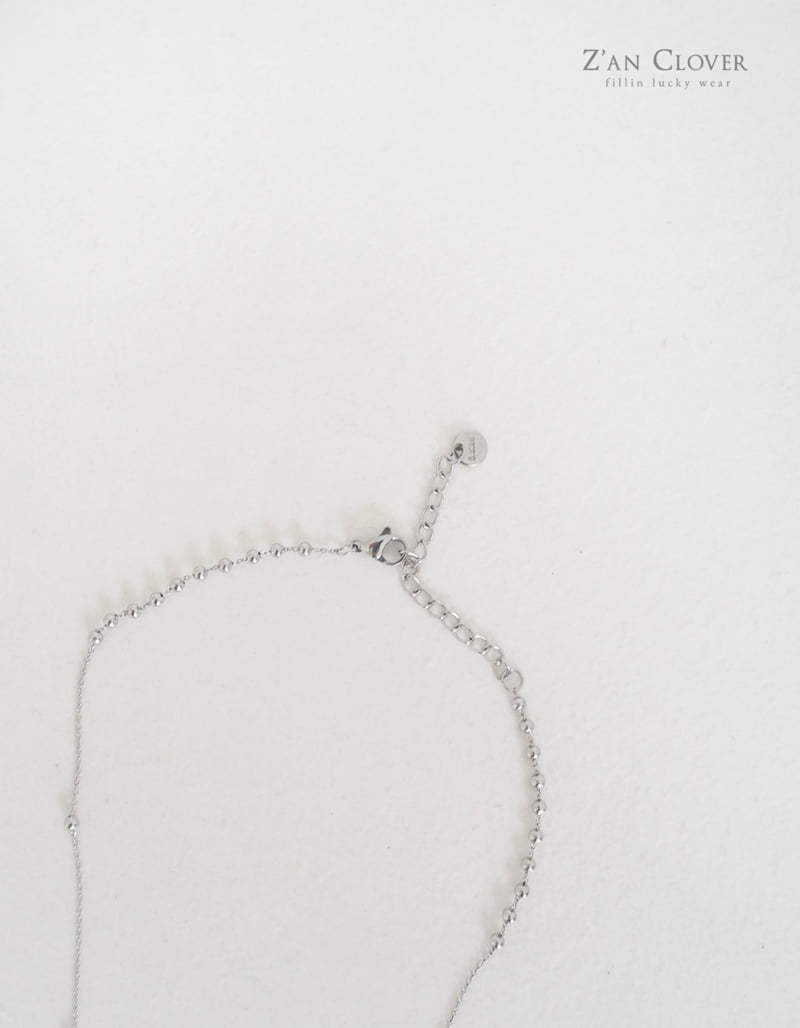 Zan Clover - Korean Children Fashion - #kidzfashiontrend - Blackout Cross Necklace - 5