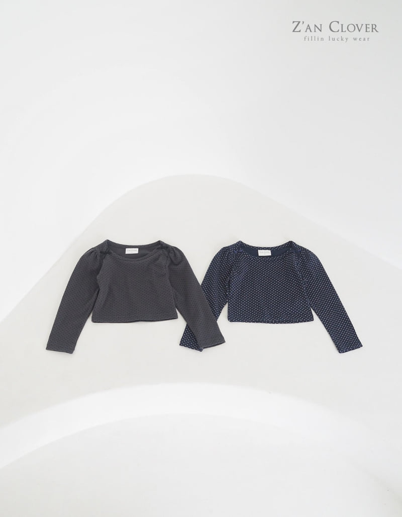 Zan Clover - Korean Children Fashion - #Kfashion4kids - Dot Cross Tee - 4
