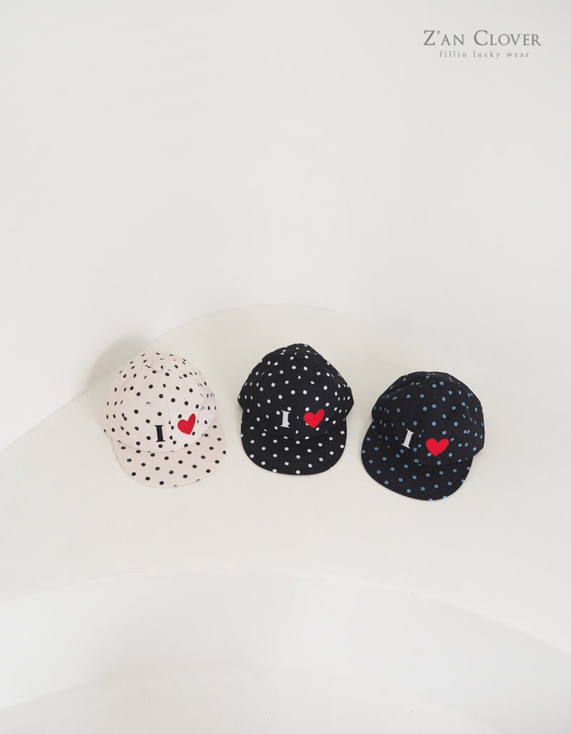 Zan Clover - Korean Children Fashion - #Kfashion4kids - Love Dot Cap - 4