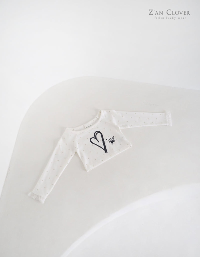 Zan Clover - Korean Children Fashion - #magicofchildhood - You Heart Tee - 5