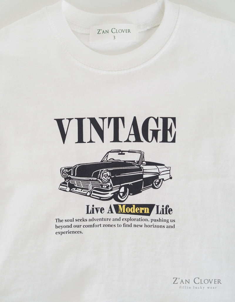 Zan Clover - Korean Children Fashion - #magicofchildhood - Vintage Tee - 7