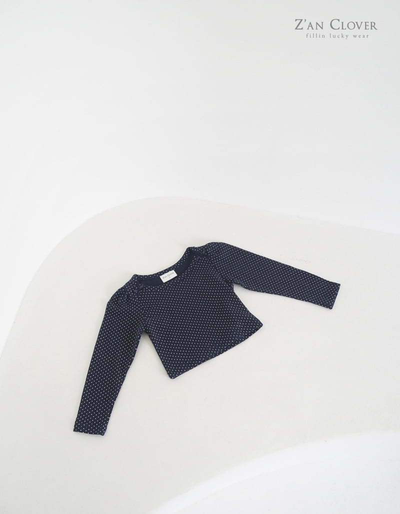 Zan Clover - Korean Children Fashion - #magicofchildhood - Dot Cross Tee - 5