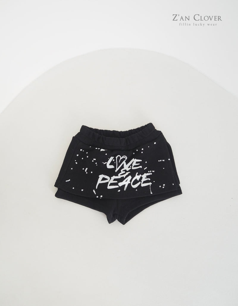 Zan Clover - Korean Children Fashion - #minifashionista - Love Peace Wrap Pants - 10