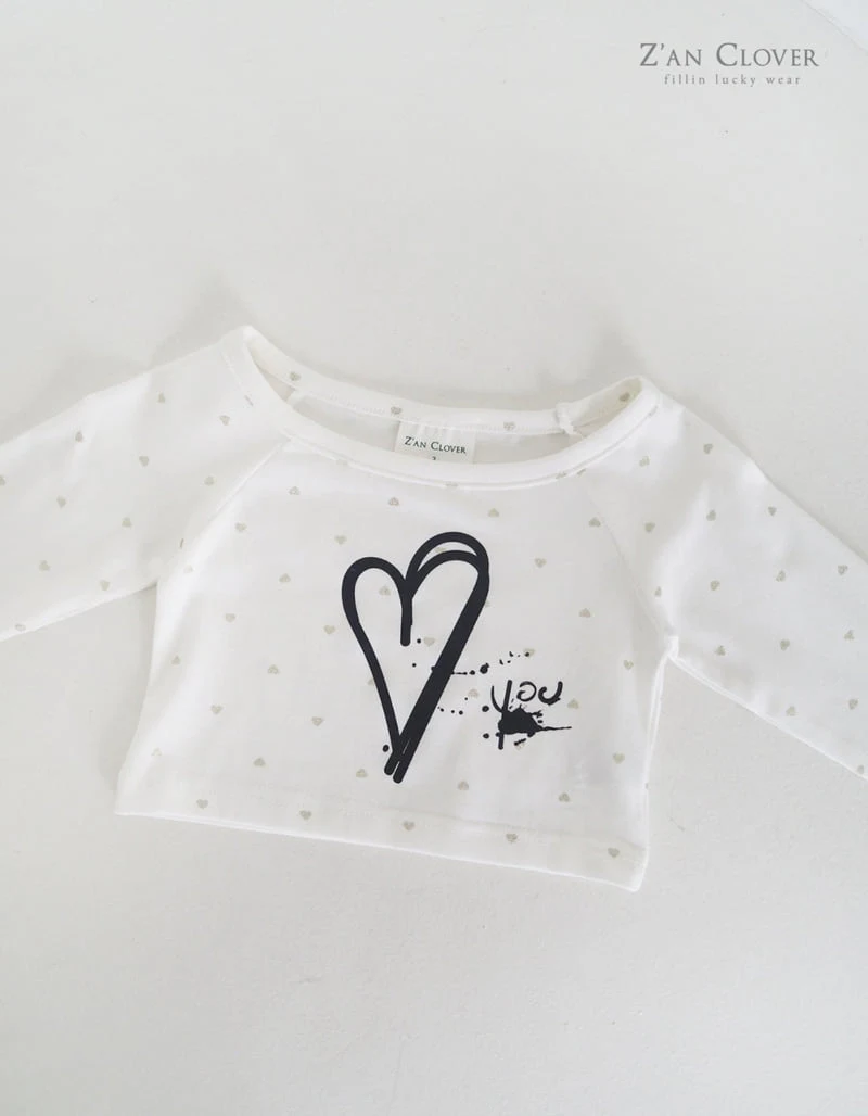 Zan Clover - Korean Children Fashion - #minifashionista - You Heart Tee - 6