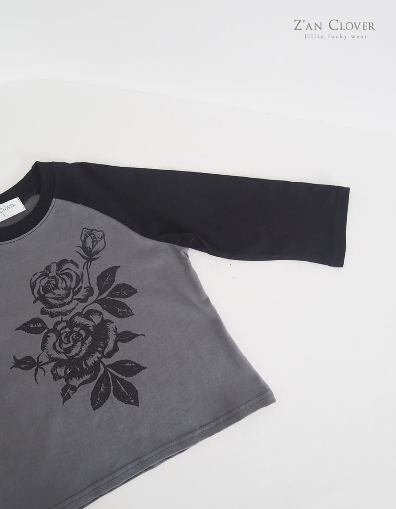 Zan Clover - Korean Children Fashion - #minifashionista - Vintage Rose Tee - 11