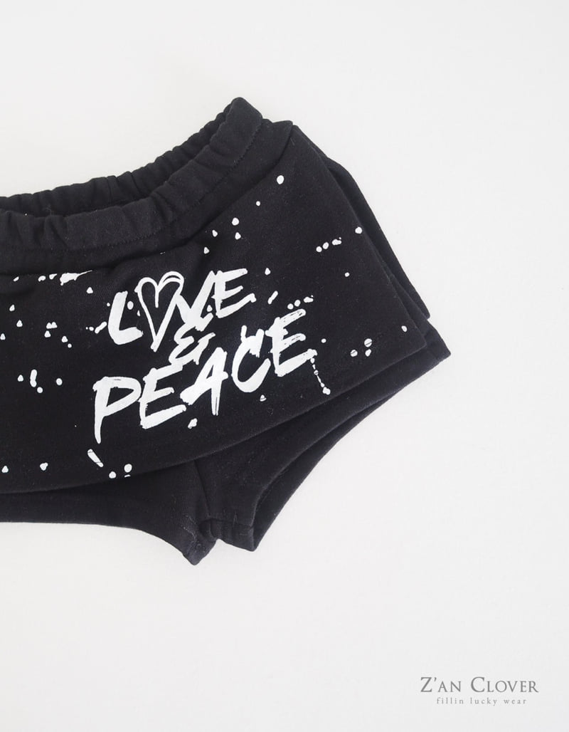 Zan Clover - Korean Children Fashion - #prettylittlegirls - Love Peace Wrap Pants - 11