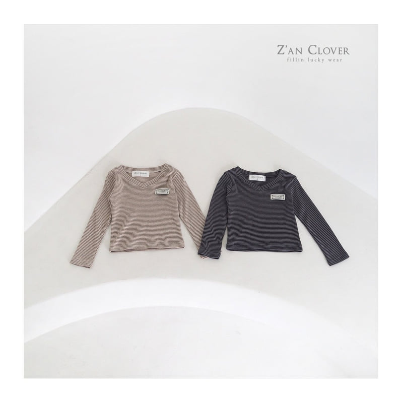 Zan Clover - Korean Children Fashion - #prettylittlegirls - Basic Stripe Tee
