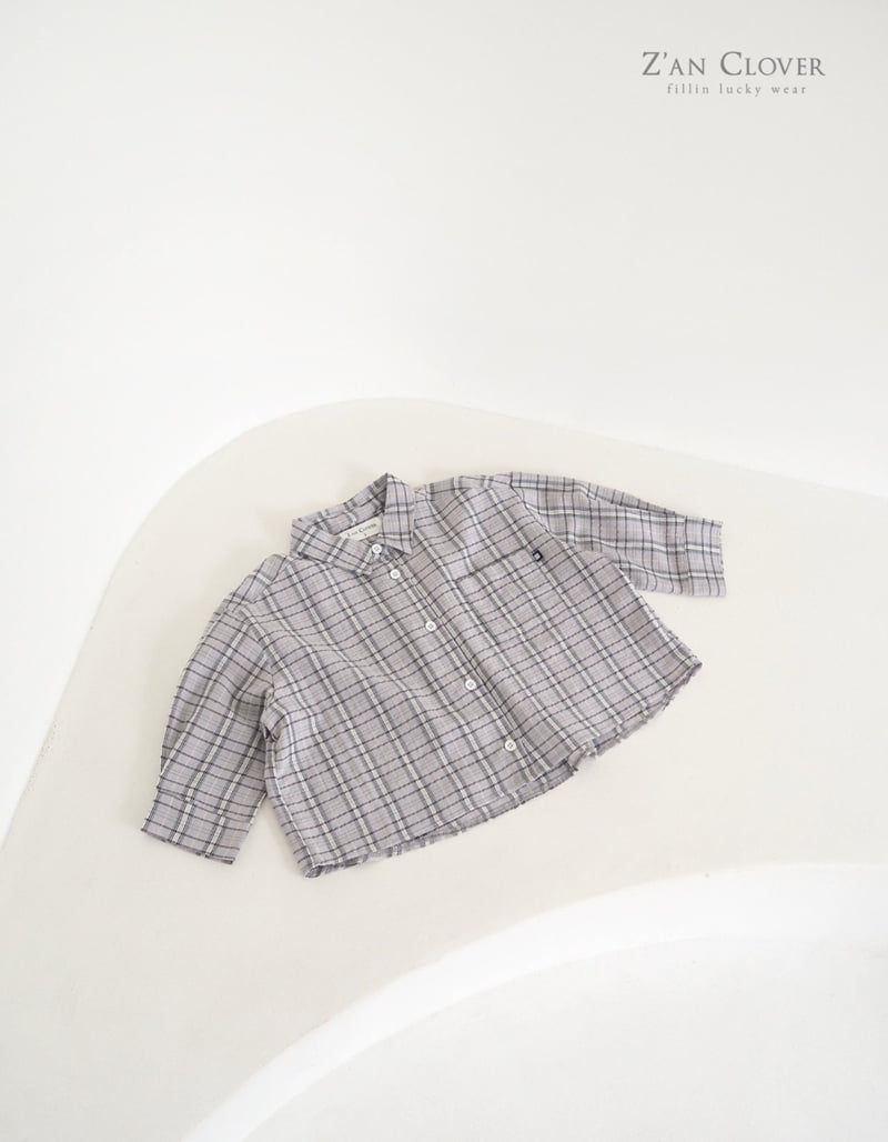 Zan Clover - Korean Children Fashion - #prettylittlegirls - Change Check Shirt - 10