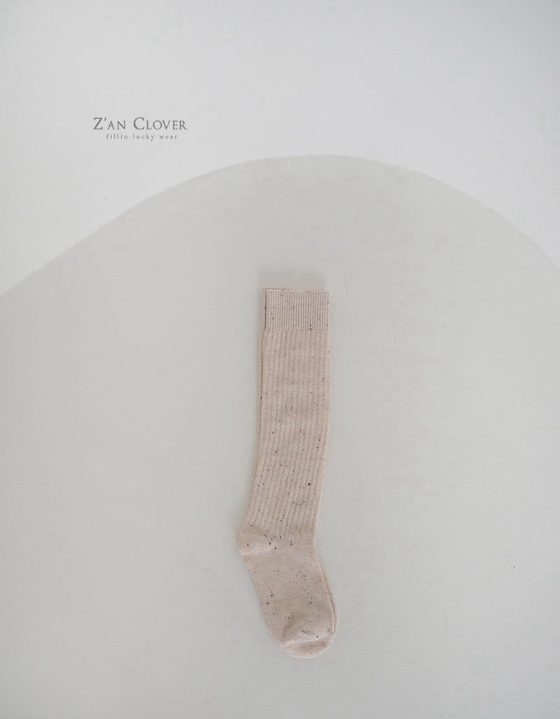 Zan Clover - Korean Children Fashion - #prettylittlegirls - Plain Overknee Socks - 5