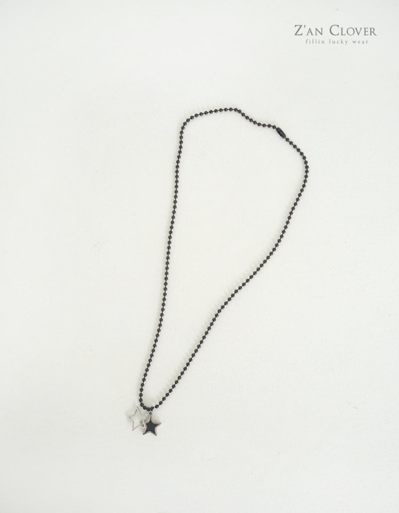 Zan Clover - Korean Children Fashion - #minifashionista - Twin Stardust Necklace - 4