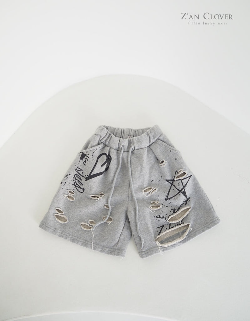 Zan Clover - Korean Children Fashion - #stylishchildhood - Vintage Terry Bermuda - 5