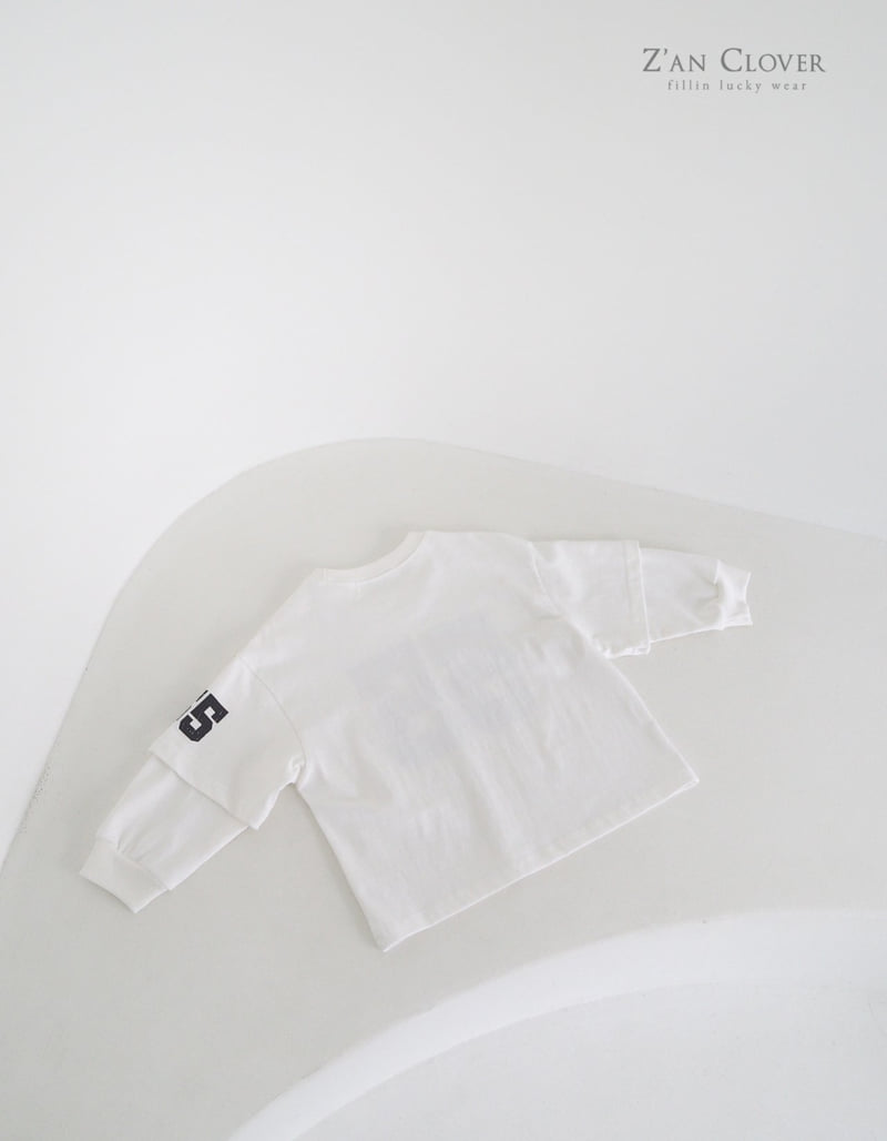 Zan Clover - Korean Children Fashion - #todddlerfashion - 55 Layered Tee - 8