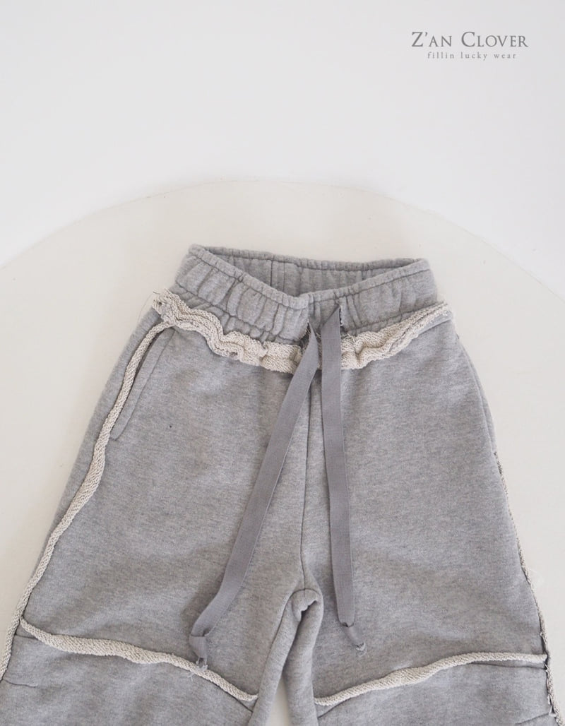 Zan Clover - Korean Children Fashion - #toddlerclothing - Oversize Cutting Training Pants - 6