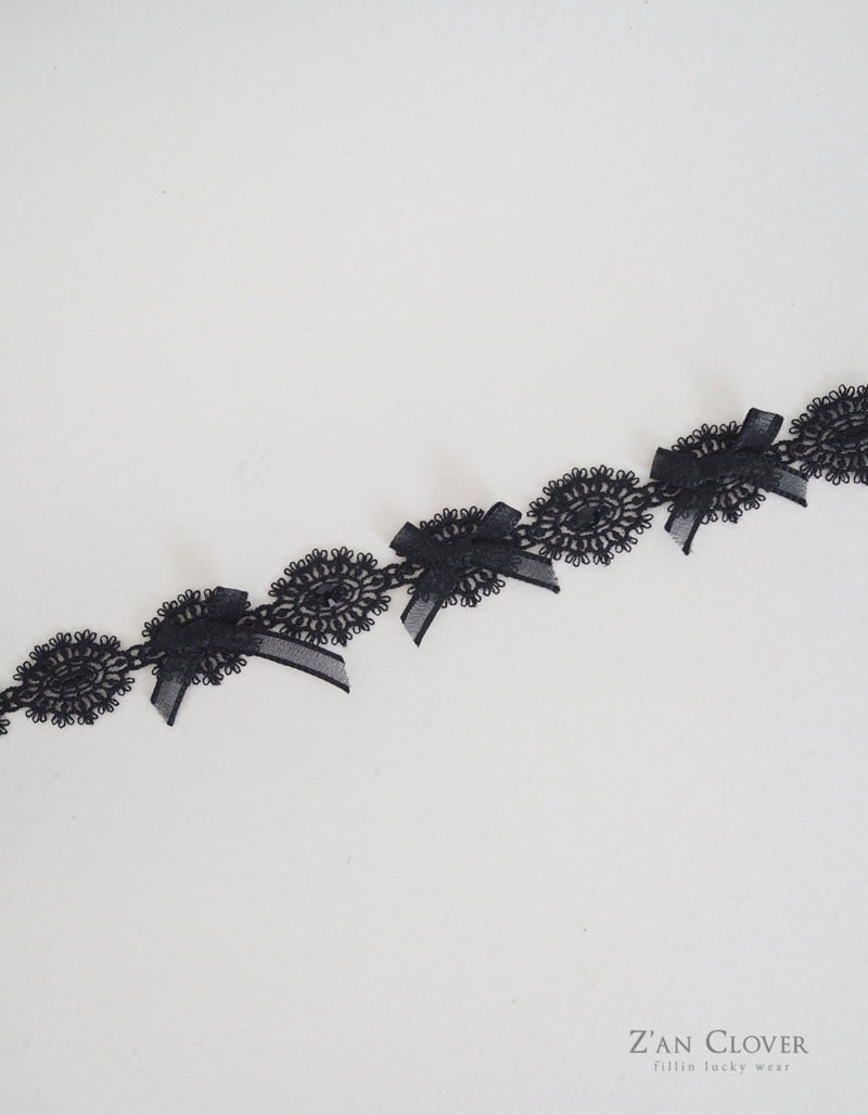Zan Clover - Korean Children Fashion - #toddlerclothing - Midnight Lace Choker - 10