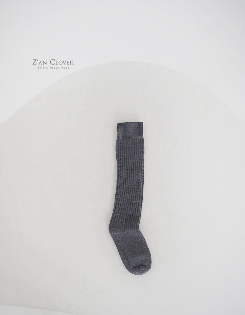Zan Clover - Korean Children Fashion - #toddlerclothing - Plain Overknee Socks - 7