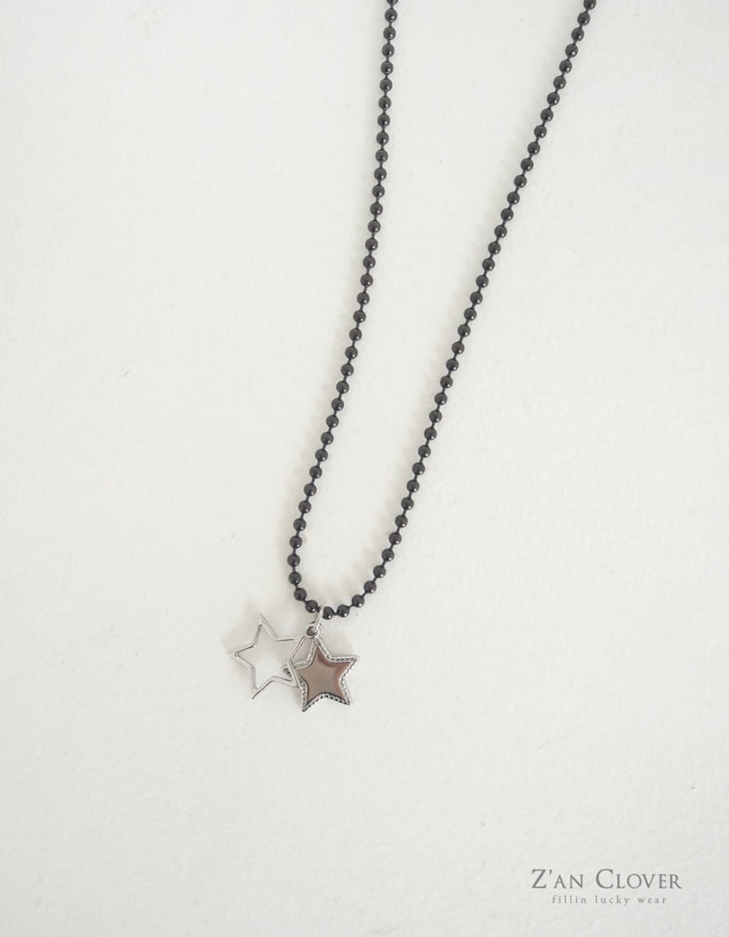 Zan Clover - Korean Children Fashion - #toddlerclothing - Twin Stardust Necklace - 6