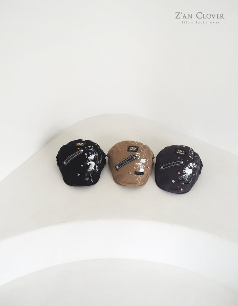 Zan Clover - Korean Children Fashion - #todddlerfashion - Graffiti Hunting Cap - 4