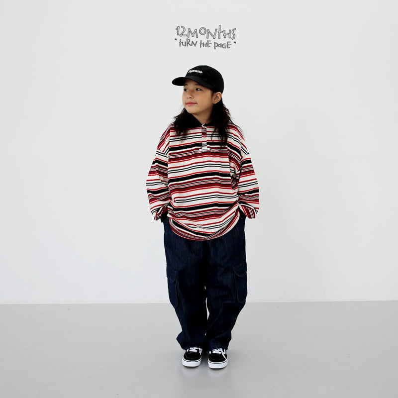 12 Month - Korean Children Fashion - #stylishchildhood - Dent Cargo Denim Pants - 4