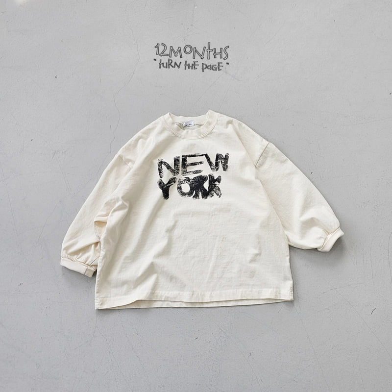 12 Month - Korean Children Fashion - #childofig - New York Tee - 12