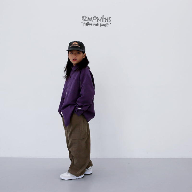 12 Month - Korean Children Fashion - #designkidswear - Eight Plain Shirt - 12