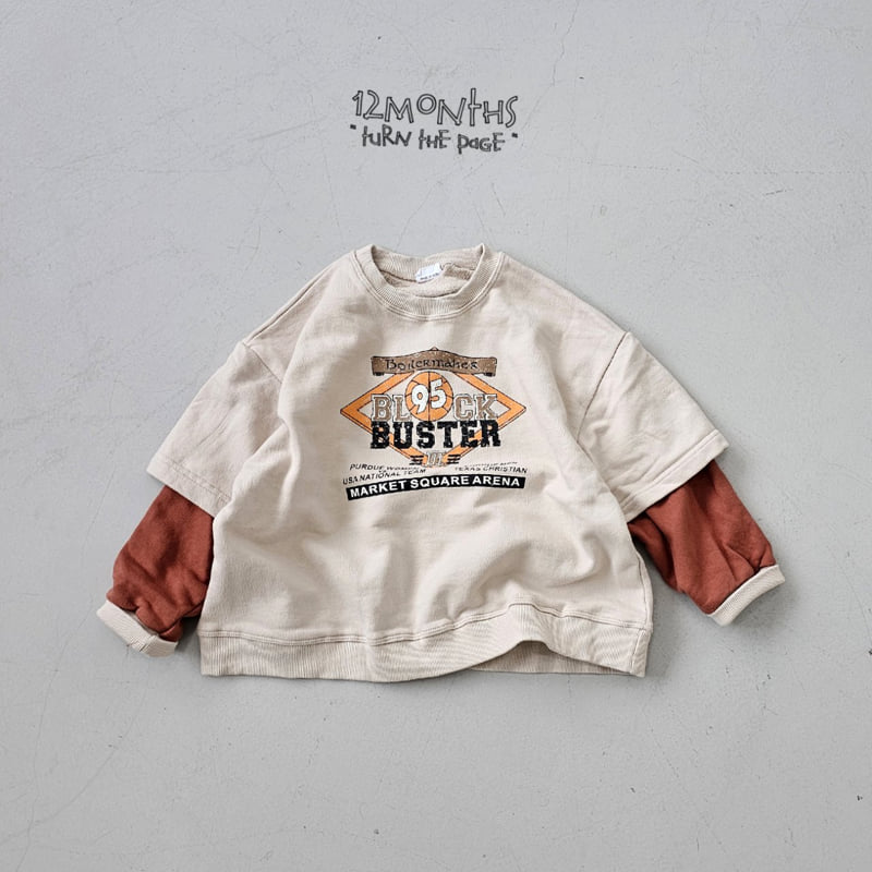 12 Month - Korean Children Fashion - #designkidswear - Booster Sweatshirt - 11