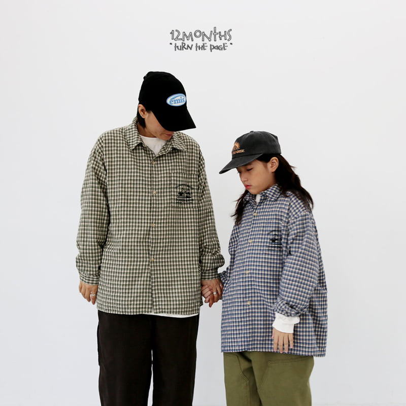 12 Month - Korean Children Fashion - #designkidswear - Easy Check Shirt - 9