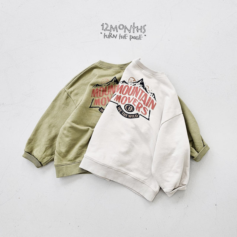 12 Month - Korean Children Fashion - #fashionkids - Mountain Sweatshirt - 12