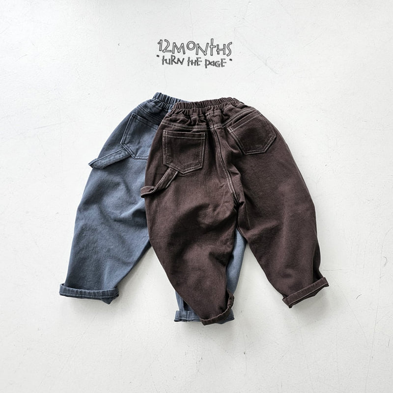 12 Month - Korean Children Fashion - #kidsstore - Work Pocket Pants