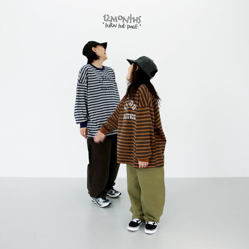 12 Month - Korean Children Fashion - #kidsstore - Wood Stripe Tee - 4