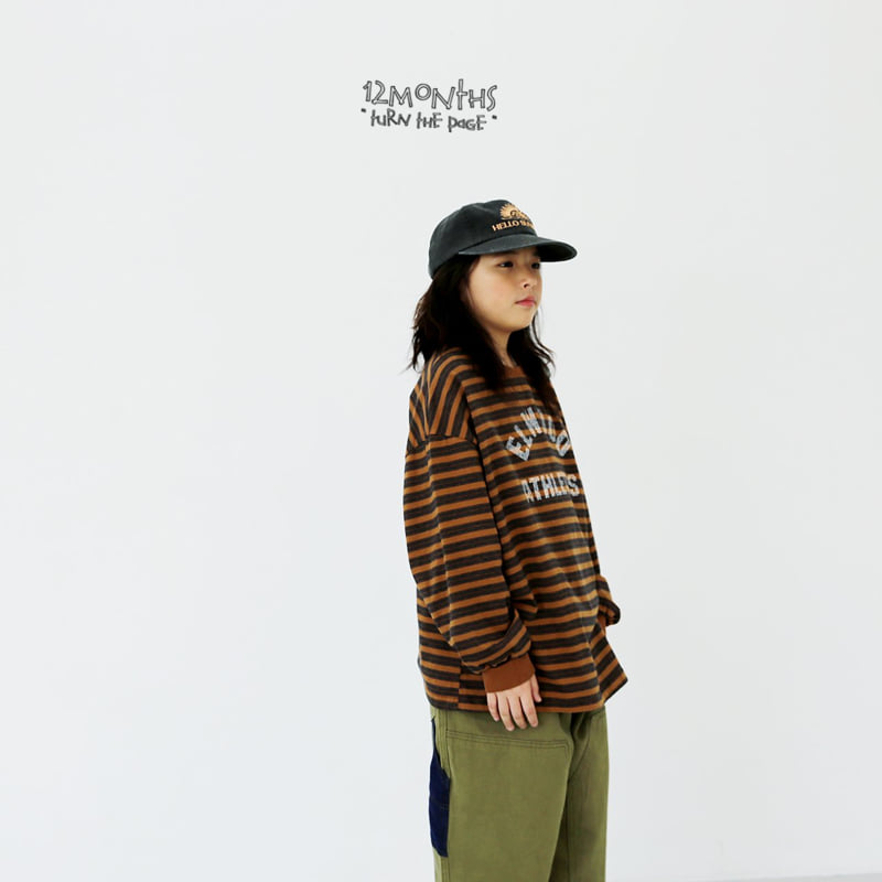 12 Month - Korean Children Fashion - #littlefashionista - Wood Stripe Tee - 6