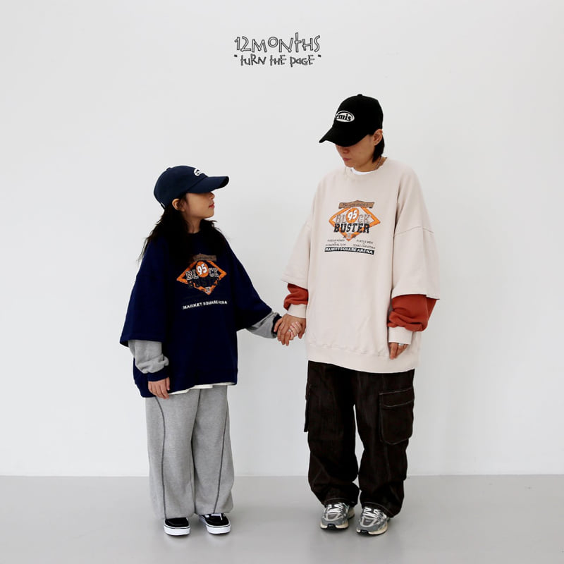 12 Month - Korean Children Fashion - #magicofchildhood - Booster Sweatshirt - 3