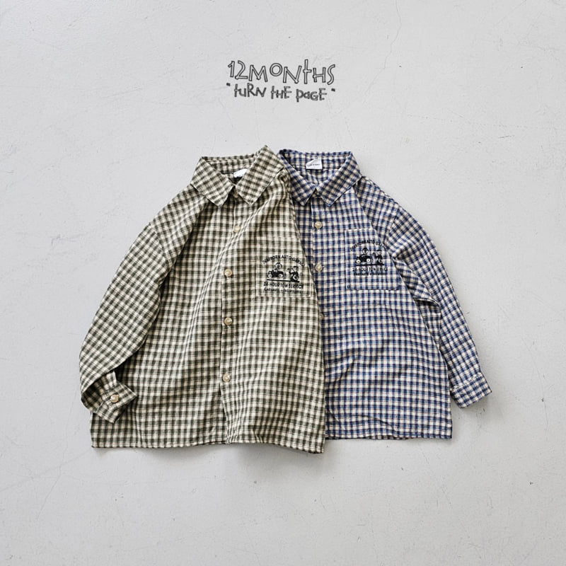 12 Month - Korean Children Fashion - #magicofchildhood - Easy Check Shirt