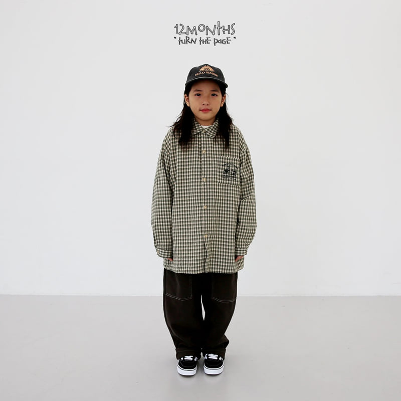 12 Month - Korean Children Fashion - #toddlerclothing - Easy Check Shirt - 5