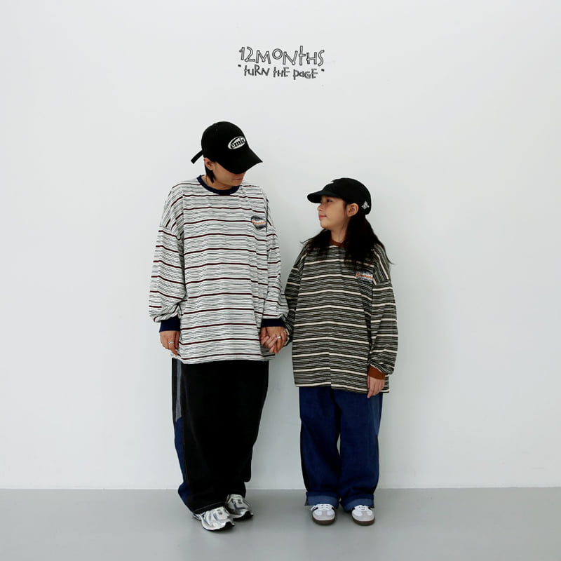 12 Month - Korean Women Fashion - #momslook - Sena Stripe Tee (Adult) - 3