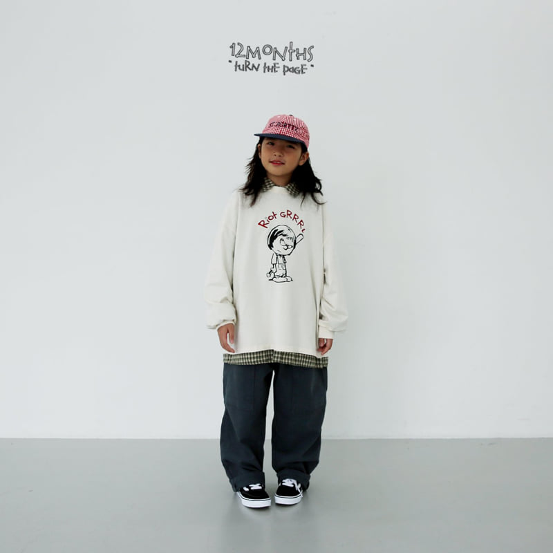12 Month - Korean Women Fashion - #momslook - Growl Tee (Adult) - 10